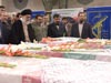 مراسم تشییع پیکر شهید احمد کاظمی و تعدادی از سرداران سپاه توسط رهبر معظم انقلاب اسلامی