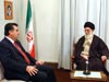 دیدار رئیس جمهور تاجیکستان و هیات همراه با رهبر معظم انقلاب اسلامی
