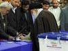 حضور رهبر معظم‌ انقلاب‌ اسلامی در پای صندوقهای رأی