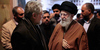تصویری از مرحوم نادر طالب‌زاده در کنار رهبر انقلاب