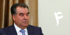 دیدار امام‌علی رحمان رئیس‌جمهور تاجیکستان با رهبر انقلاب