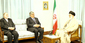 دیدار آقای‌ رفیق‌ حریری‌ نخست‌ وزیر لبنان‌ با رهبر انقلاب