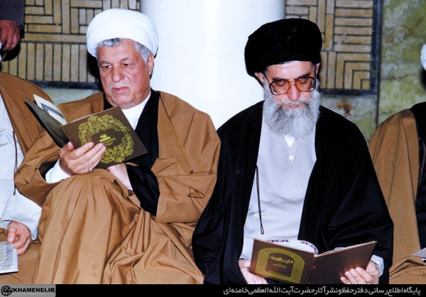 عکس / تصاویری از آیت‌الله هاشمی رفسنجانی در کنار رهبر انقلاب اسلامی