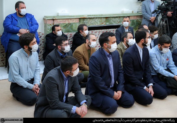 تصاویر دیدار اعضای اتحادیه انجمن‌های اسلامی دانشجویان در اروپا با حضرت آیت الله خامنه ای