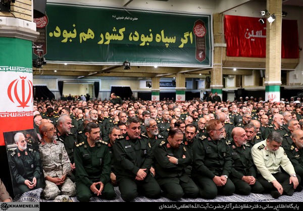 گزارش تصویری دیدار فرماندهان سپاه با رهبر انقلاب