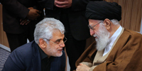 تصویری از دیدار دانشمند هسته‌ای شهید دکتر محمدمهدی طهرانچی با رهبر انقلاب