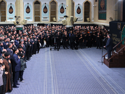 مراسم عزاداری شب شهادت حضرت فاطمةالزهرا سلام‌الله‌علیها در حسینیه امام خمینی(ره)