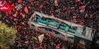 تشییع پیکر مطهر رهبر شهید انقلاب اسلامی در مشهد مقدس