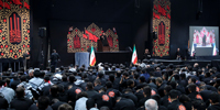 مراسم عزاداری هیئت&zwnj;های دانشجویی به مناسبت اربعین حسینی در جوار محل شهادت رهبر شهید انقلاب